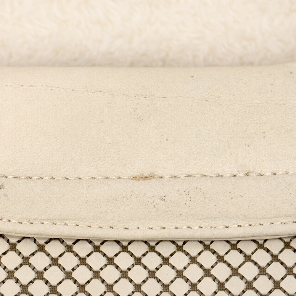 Whiting and Davis Women Clutch Wallet Ivory Faux Leather Snap Travel Organizer L - Picture 5 of 5